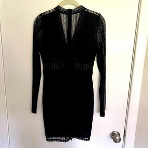 Black Lace Nasty Gal Mini Dress